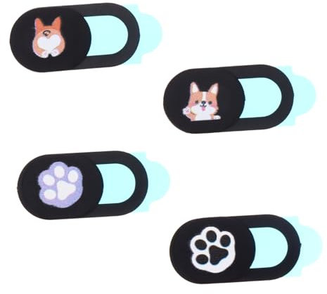 ETHZZLE 4-piece Set Privacy Covers Black Universal Fit for Abs Plastic Sturdy Stylish Stop Unwanted