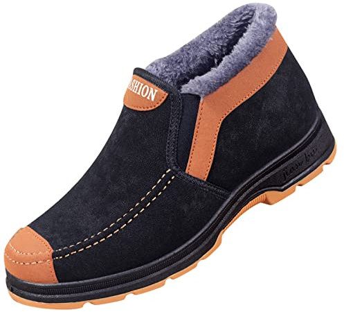BGFIPAJG Black Friday Stivaletto Uomo Pelle Marrone Stivali Da Caccia Stivali Moto Uomo Touring Impermeabili Stivali Bianchi Con Tacco Stivaletti Uomo Scamosciati Con Cerniera