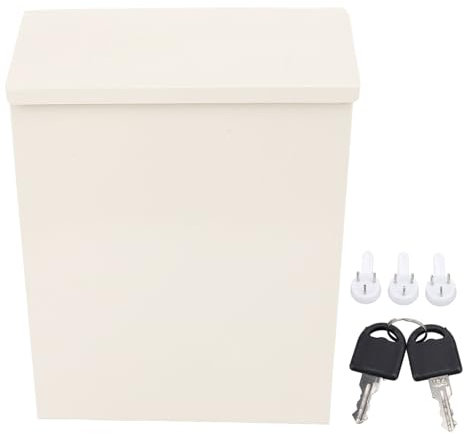 Cassetta Postale Sospesa con Serratura Accessori per la Casa in Metallo Stile Vintage Cassetta delle Lettere Cassetta Postale di Sicurezza Cassetta dei Suggerimenti Scatola dei