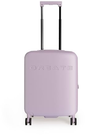 CREATE / Luggage Studio/Faltbarer Polykarbonat-Hartschalenkoffer Violett / 39x23x54cm / TSA-Vorhängeschloss, 4 multidirektionale Doppelrollen, Innenorganizer, Starke und langlebige Materialien