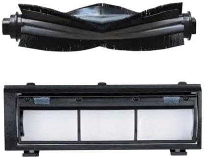 Kit spazzola coprispazzola + spazzola a rullo, compatibile con Yeedi, stazione di lavaggio robot aspirapolvere autopulente, pezzi di ricambio, accessori di ricambio
