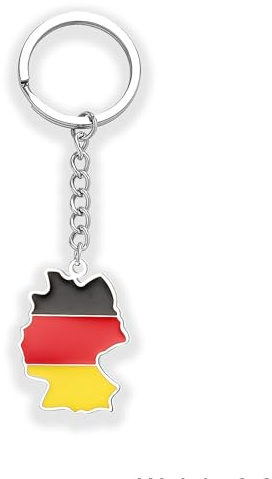 Zynara Schlüsselanhänger Deutschland Glücksbringer,Geschenk zur Einschulung | Glücksbringer Schlüsselanhänger, Auto Schlüsselanhänger für Frauen, Weihnachtsgeschenke， Deutschlandkarte
