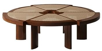 Couchtisch, Couchtisch, Wabi-Sabi-Stil, Holz, Wohnzimmer, Zuhause, Retro-Salon