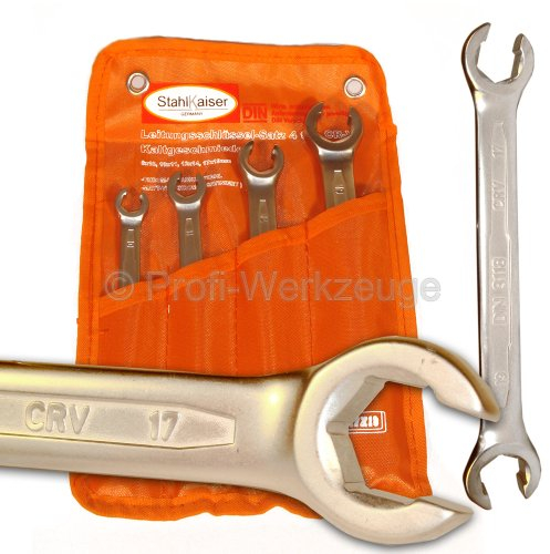 4 tlg. Doppel-Ringschlüssel-Satz Bremsleitung Bremsen Hydraulik