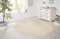 Hanse Home Nasty Teppich Rund – Wohnzimmerteppich Flauschiger Kurzflor Einfarbig Unifarben für Esszimmer, Wohnzimmer, Kinderzimmer, Flur, Schlafzimmer, Küche – Uni Creme, 200cm