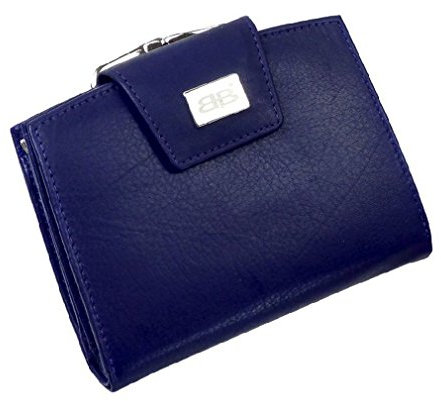 BERNARDO BOSSI Leder Börse Geldbörse Geldbeutel Bügel (lila)