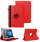 NAUC Schutzhülle kompatibel für TrekStor Surftab Breeze 10.1 Quad 3G Tablet Hülle Tasche Schutzcase Cover 360° Drehbar Case, Farben:Rot