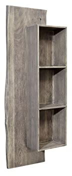 Massivmoebel24.de Wandregal Akazie grau lackiert Pure Acacia #411