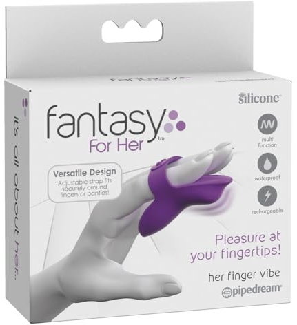 Pipedream Fantasy For Her Finger Vibe, Purple, One Size