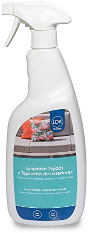 Limpiador Ecológico PROFESIONAL de Tapicerias y Textil de Exterior| Limpia la suciedad y restaura el tejido | 750 cc | Para cojines, cuerdas, parasoles, tapicerías | Larga duración | Limpieza LOLAhome