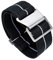 BINLUN Nylon Uhrenarmband Elastic Marinetaucher Fabric Nylon-Armbänder Stoff Militär Ersatz-armband Uhr Hakenverschluss Damen&Herren 18/20/22mm(Schwarz-Weiss，Silberne Schnalle,22mm)