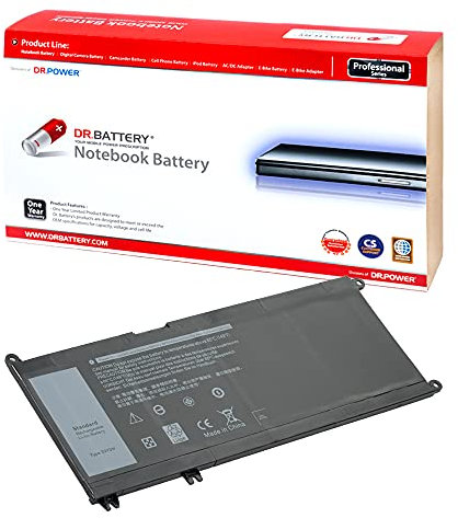 DR. BATTERY 33YDH Battery Compatible with Dell Inspiron 15 7577 17 7778 7773 7779 7786 G3 3579 3779 G5 5587 G7 7588 Vostro 7570 7580 14 3490 15 3580 3590 PVHT1 7FHHV 99NF2 [15.2V]
