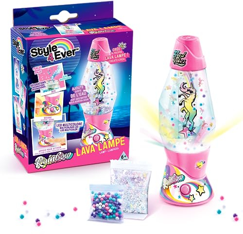 Canal Toys Mini-Lavalampe DIY OFG 234, mehrfarbige Lampe für Zimmerdekoration, Geburtstag, Grün/Blau/Violett