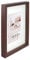 KM Foto 3D Objektrahmen Holz Bilderrahmen Shirt Trikot Rahmen Collage Wanddeko Poster S223: Farbe: Braun | Format: 50x70