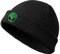 Koesnbre Schwarze bestickte Beanie-Mützen für Männer und Frauen, Winter, warm, dehnbar, Strickmütze mit Bündchen für Männer und Frauen, Schwarz-Außerirdische Fischmänner, Einheitsgröße