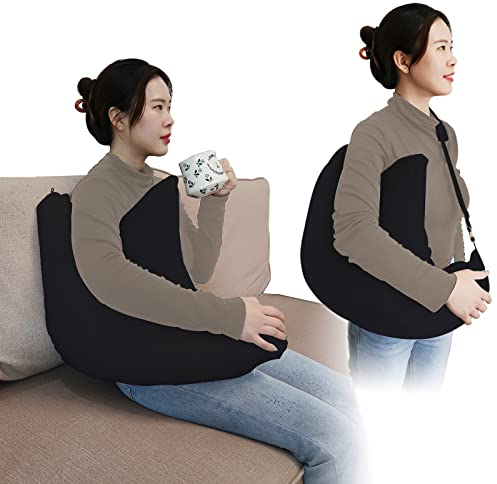 ZIMUCXN Almohada de cirugía de hombro, almohada ergonómica para manguito rotador, cómoda almohada de cirugía posterior al hombro, estructura ajustable que proporciona apoyo, alivio del dolor de