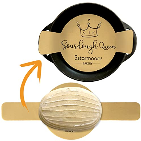 1 Silicone Bread Sling Dutch Oven Liner-Extra Thick Non-Stick Reusable Silicone Sourdough Bread Baking Mat with Long Handles, Sourdough Bread Baking Supplies for Easy Dough Transfer (Sourdough Queen)