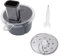 TOPINCN Set Tagliaverdure, Kit Tagliaverdure per Vorwerk Bimby TM5 6 Frullatore Affettare Sminuzzare Robot da Cucina Multifunzionale Contenitore Disco Accessorio, Grigio
