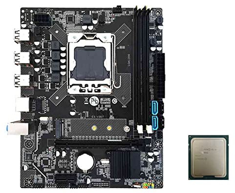 Zunedhys Placa base X79 CPU E5 2420V2 HM65 LGA1356 CPU DDR3 REG ECC RAM M.2 NVME SATA3.0 placa base para CPU Xeon E5
