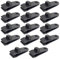 Lot de 14 clips de bâche résistants, pour tentes, camping, caravanes, couvertures de voiture, couvertures de piscine