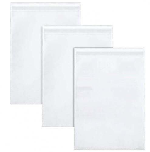 Fopytu 3 Pcs Leere Gartenflagge DIY Lawn Garden Flags Weiße Banner Flaggen Für Innenhäusern Im Innenbereich