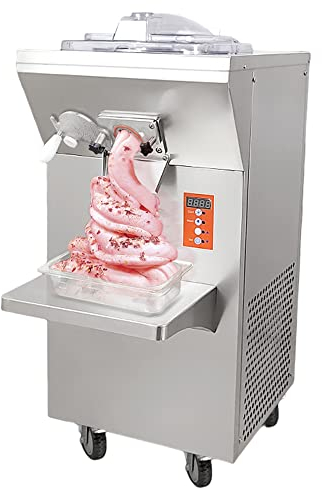 Sorbetière dure de comptoir, machine à glaçons italienne, mélange de crème glacée 20 L/H, pour la maison, camion de crème glacée, remorque alimentaire et magasin de desserts
