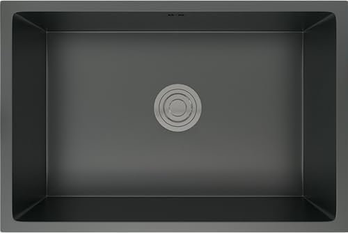 XJTNLB Fregadero Cocina 1 Seno con Escurridor Fregadero Bajo Encimera Inox Lavabo con Cesta de Drenaje, Cuenca de Drenaje 800x440mm