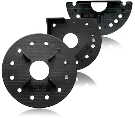 Splittbettlager - Sandbettlager - Kiesbettlager - (Ganze, Halbe, Ecke) zum Verlegen von Terrassenplatten im Außenbereich. - Made in Germany (50, Halbe)