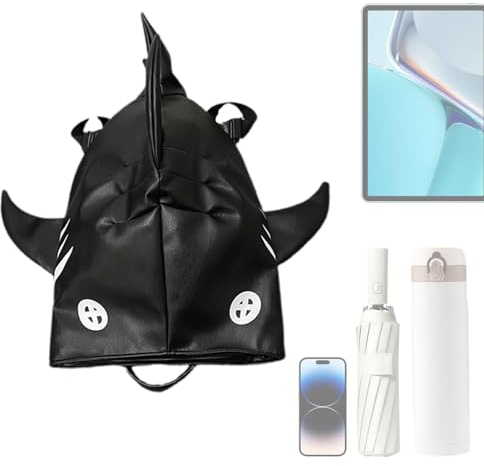 Wandernder Hai-Rucksack – Hai-Rucksack, modische coole Umhängetasche | Stilvoller Schulrucksack für Teenager, Tagesrucksack mit großem Fassungsvermögen, Reisen für Party, Shopping, Wandern, Damen, Her