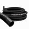 VIALIA Poolschlauch 6m x 32mm, flexibler Ersatzschlauch für Poolpumpe, Filtersystem und Heizung, individuelle Längenanpassung, robustes Polyethylen, Schwarz