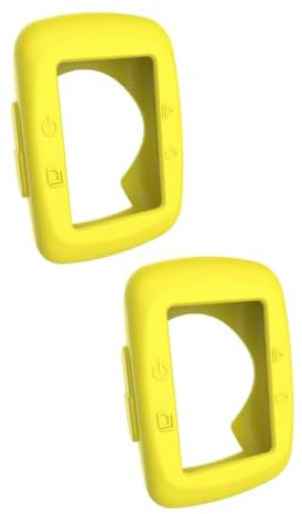 Gadpiparty 2St Schutzhülle ansehen betrachten Fahrradcomputergehäuse 200 Fall für 200 Gelb Yellow Watch case Dustproof Watch case Smartwatch schützende Uhrenhülle einfache Uhrenabdeckung