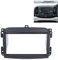 ZDJBFA Mascherina Autoradio 2-DIN per Fi-at 500L 2012‑2015, Cornice Autoradio Mascherina Telaio Adattatore Kit Montaggio Autoradio