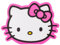 Silver Buffalo Sanrio Hello Kitty Wandschild mit Glitzer, groß, gestanzt, MDF, 15 x 3 x 20,3 cm