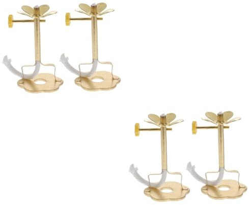 Artibetter 4pezzi Porta Candela Per Lampade Buddha Per Decorazione Casa e Illuminazione Cerimoniale