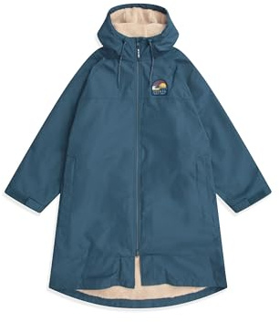Animal Hazey Mens Waterproof Beach Parka - Raincoat Jacket with Pockets & Adjustable Hood - Spring Summer, Outdoors, Beach & Walking