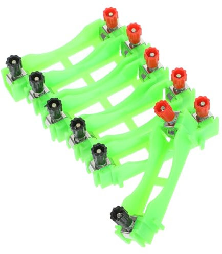 6pcs Battery Case Electronic Kits for Stizybattery Circuit Learning Project Bateries Physics Labs Battery Holder Aa Battery Holder Circuit Learning Tool Green Copper TOYANDONA