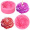 3D Large Peony Honeycomb Candle Moulds Flower Rose Silicone Mold Soy Wax Beeswax Aromatherapy Soap Making Chocolate Baking Molds for Birthday Valentine's Day Wedding Party Christmas Decoration (Pink)