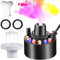 Joycabin Ultraschall Vernebler, Mini Nebelmaschine, 12 LED Lichtern Nebelhersteller, Mist Maker Wassernebler Fogger Luftbefeuchter für Halloween Springbrunnen Wasserspiel Topflandschaft Garten Rockery