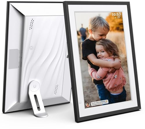 Cytem 10.1 Zoll Digitaler Bilderrahmen | WLAN mit FrameO Software | 32GB | Bewegungssensor | Automatische Bilddrehung |16:10 IPS Display 1280x800 | Touch-Screen | Schwarz-Weiß