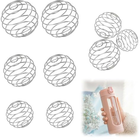9 bolas de acero inoxidable para coctelera de metal, bola de coctelera pequeña, bola de acero inoxidable, coctelera de proteínas de acero inoxidable, para bebidas mixtas de proteínas (3 tamaños)