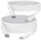 USB C Lightning Kabel [1.8M+1M 2PACK] iPhone Kabel [MFi-Zertifiziert ] i Phone Schnellladekabel Type C auf Lightning Schnellladekabel für Apple i Phone 14/13/12/11/X/XS/XR/8/iPad, Weiß