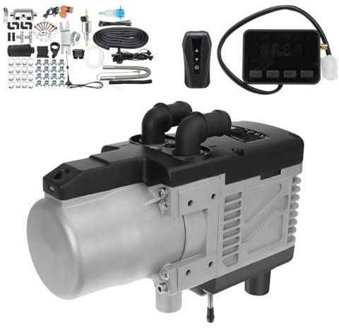 Sunster 5KW 12V Hydronic Heizung, Hydronic Kühlmittelheizung with Fernbedienung, Flüssiger Brennstoff Heizung Diesel Warmwasserbereiter für Boot, Wohnwagen, Wohnmobil