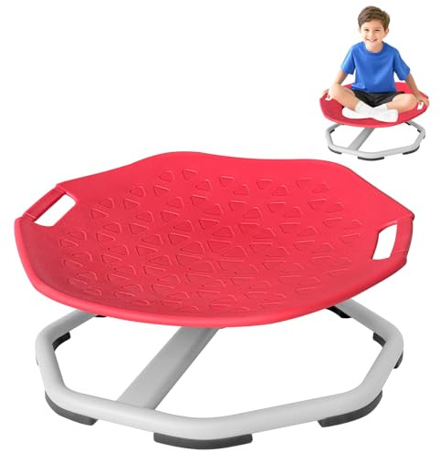 Chaise rotative sensorielle avec poignées pour enfants autistes, chaise pivotante sensorielle pour enfants autistes, chaises assises et rotatives pour enfants et adolescents, améliore l'équilibre et