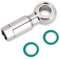 Ejoyous Olive Hose Adapter, Brake Pipe Banjo with Washer, Bicycle Fittings Accessories Bike Oil Disc Insert Kit Hydraulic Brake Hose Fittings for SLX XT MT4 Hydraulic Disc Brake Oil Tube
