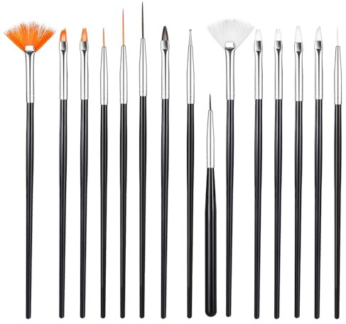 30 Pcs Cake Painting Brushes Kit Cake Paint Brushes - Food Safe Baking Supplies for Cakes Decoration and Fondant Cookie DIY