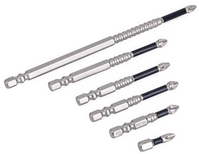 Set di punte magnetiche per cacciavite Torx lungo, set da 6 pezzi
