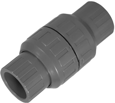 Alipis Clapet Anti-Retour en PVC pour Tuyau d'Eau Accessoire de Plomberie Étanche Installation Facile Raccord de Tuyau Anti-Retour pour de Liquide 1 Pièce