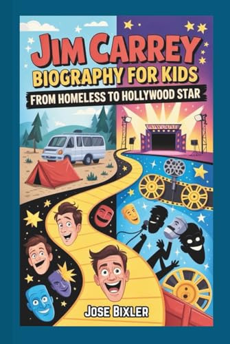 JIM CARREY BIOGRAPHY FOR KIDS: From Homeless To Hollywood Star