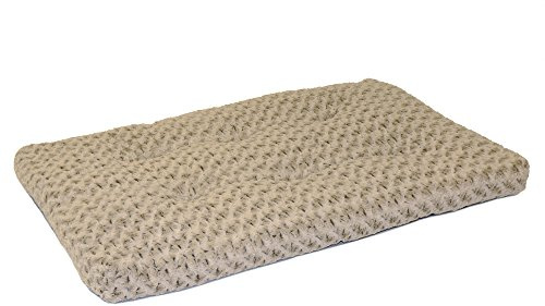 MidWest Quiet Time Pet Bed Deluxe Tan Ombre Swirl 46 x 29