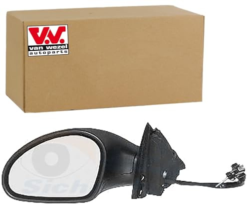 VAN WEZEL 4917803 Außenspiegel Seitenspiegel Links Kompatibel mit SEAT Ibiza III Schrägheck 6L für Links-/Rechtslenker 6L1857507D 6L0857537A9B9 6L1857521A